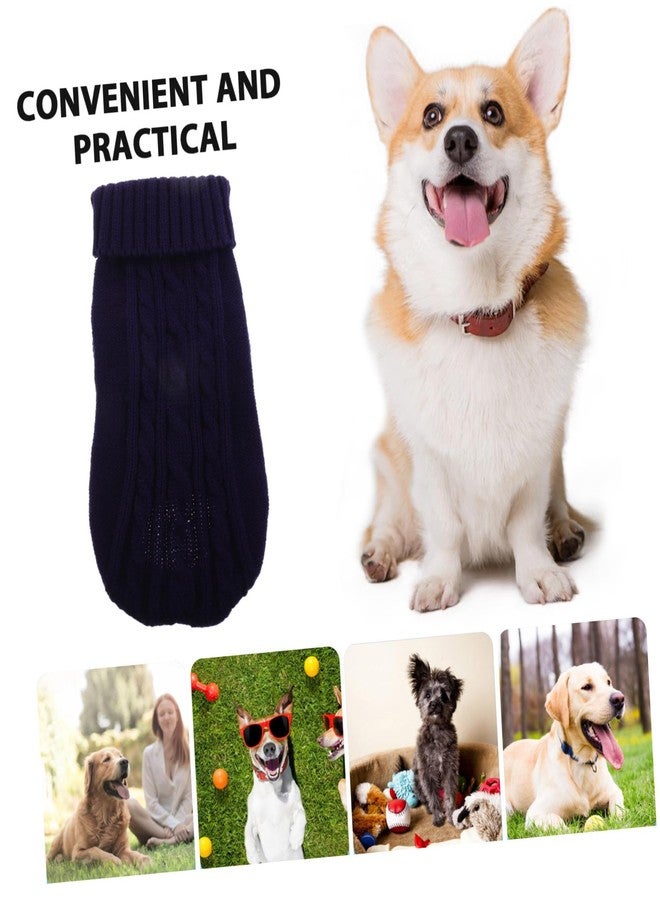 BESPORTBLE Warm Cable Knit Sweater for Small Dogs and Cats Solid Colors Soft and Knitwear for Puppies and Kittens - Image 3