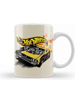 Baskı Dükkanı Print Shop Hot Wheels Hot Yellow Mug Porcelain 