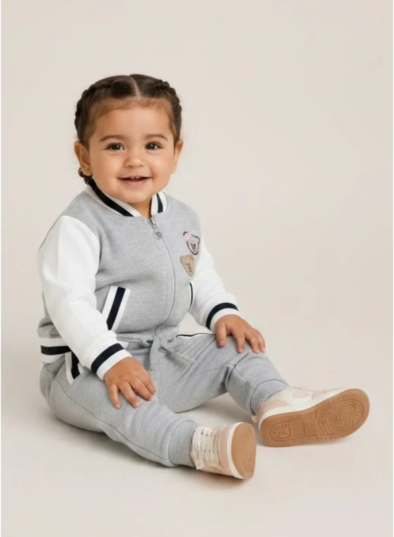 فكتور اند جين Girls 2-Piece Full Zip Jacket & Jogger Pants Set