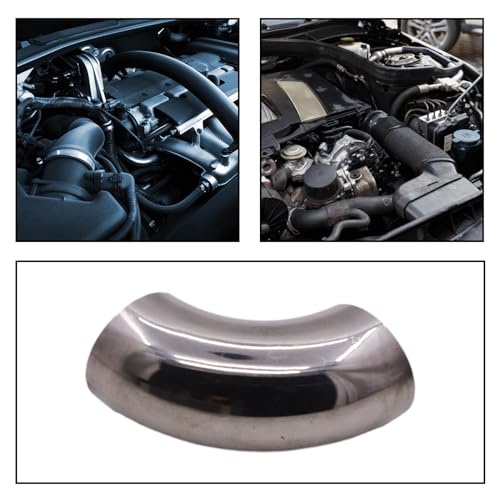 ZYHW OD 1.75 Inch Stainless Steel Exhaust Bend Tube 90°, 2 Pcs Thicken 1.5mm 304 Stainless Steel Exhaust Elbow Pipe for Car Modified Exhaust System - Image 5