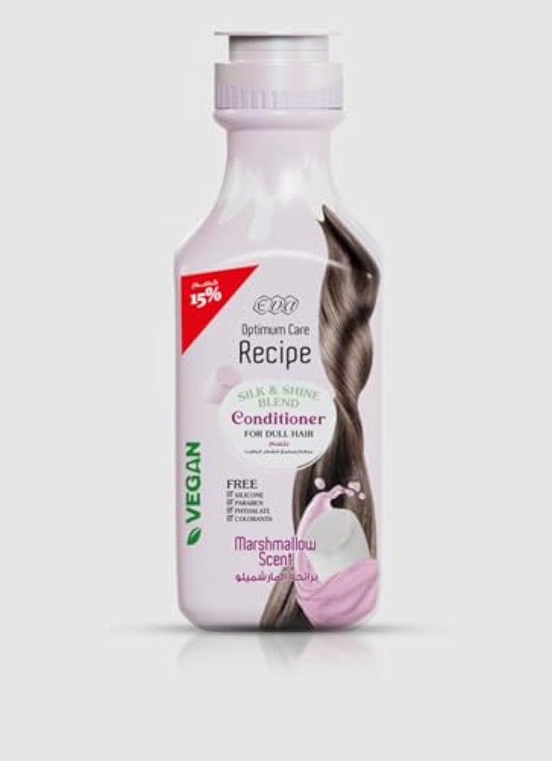 Eva Optimum Care Recipe Silk & Shine Blend Conditioner Marshmallow Scent 350 Ml