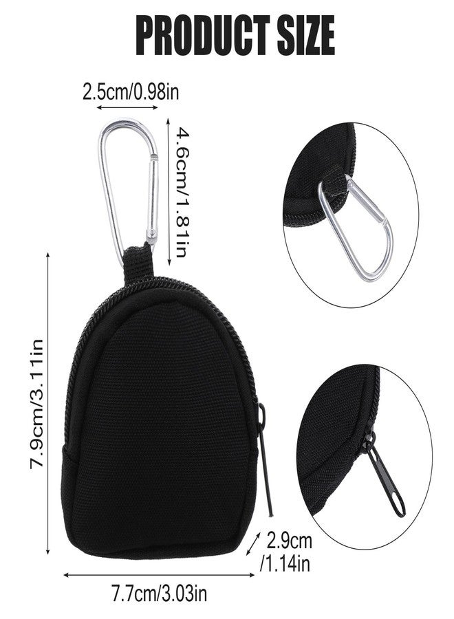 Matwsec 2 PCS Dog Treat Pouches for Pet Training Black Portable Dogs Treats Bag for Travel Outdoor Use Reusable Dogs Treats Container - Image 3