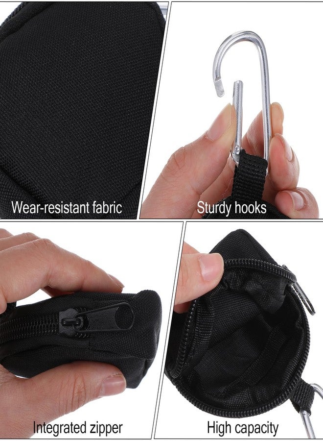 Matwsec 2 PCS Dog Treat Pouches for Pet Training Black Portable Dogs Treats Bag for Travel Outdoor Use Reusable Dogs Treats Container - Image 4