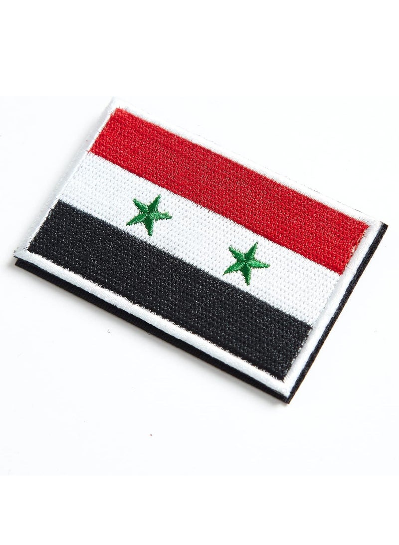 Generic Pack of 2pcs Embroidered Flag Patches - Perfect for Jackets - Backpackers - Travelers - Uniforms - Jeans and Hats - Tactical Embroidered Patches  - Image 4