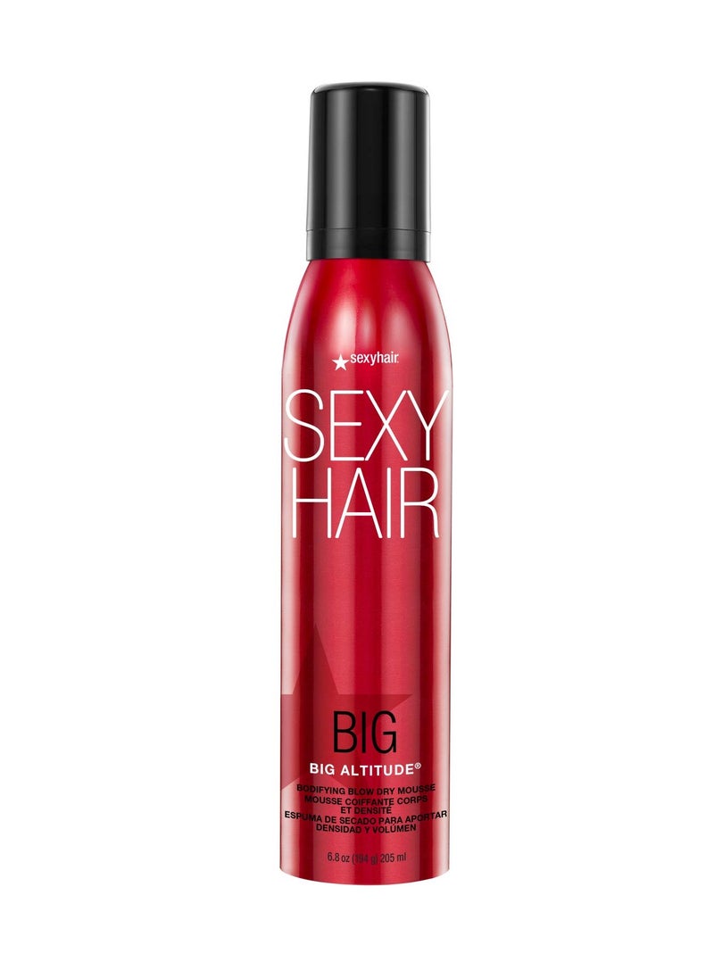 Sexy Hair SexyHair Big Altitude Bodifying Blow Dry Mousse, 6.8 Oz | Volume with Hold | Up to 72 Hours Humidity Resistance | Thermal Protection  - Image 1