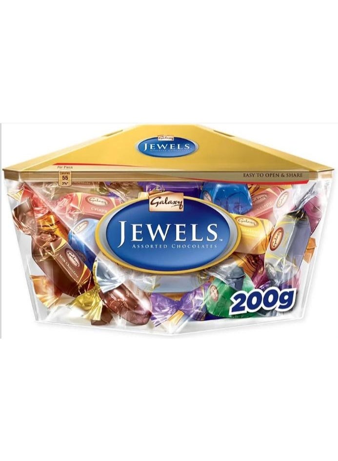Galaxy Jewels Assorted Chocolate Box, 200g, a luxurious chocolate selection perfect for sharing and gifts