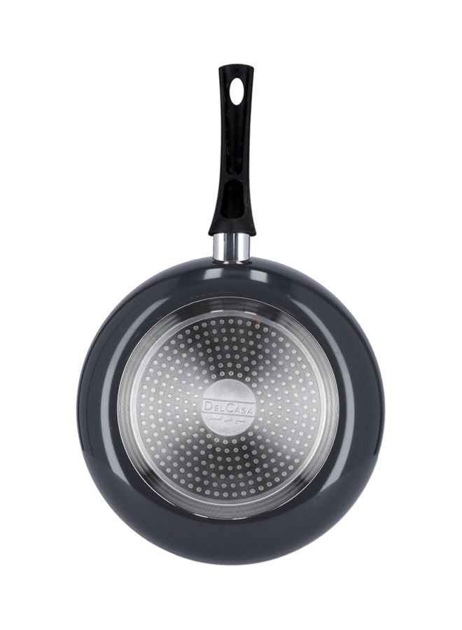 DELCASA Aluminium Frypan With Glass Lid Black 28cm - Image 5