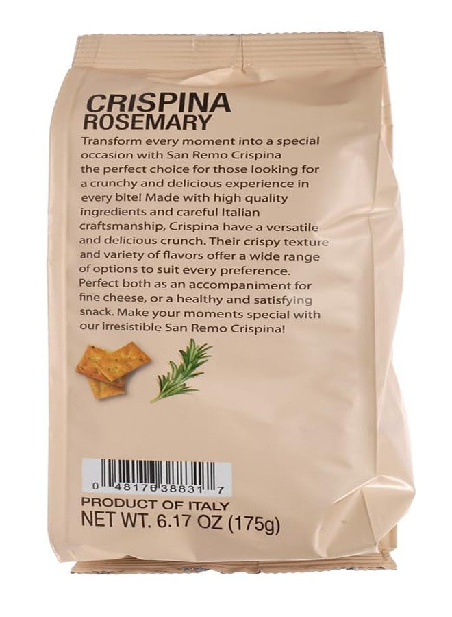 MANTOVA Compagnia Sanremo Crispina with Rosemary, 6.17 oz, Pack of 2, Product of Italy, Crunchy Gourmet Snack, Perfect with Cheese, Versatile & Delicious - Image 2