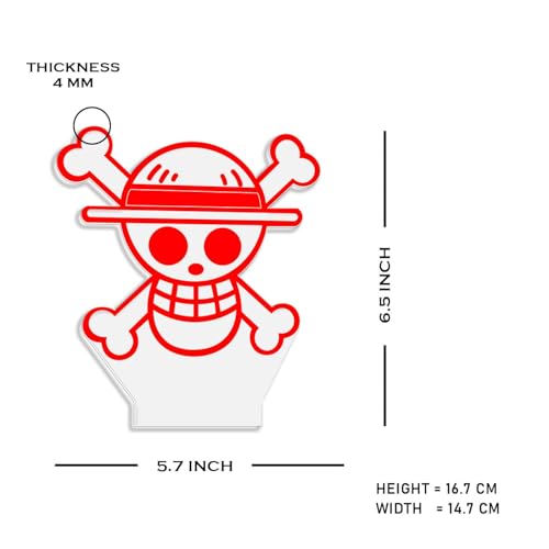GIFTMEBAZAR 3D Illusion One Piece Luffy369 Led Night Lamp with Automatic Color Changing Light with USB Powered | Anime Home Decor Light | Bedside Table Lamp | Birthday Gift - Image 5