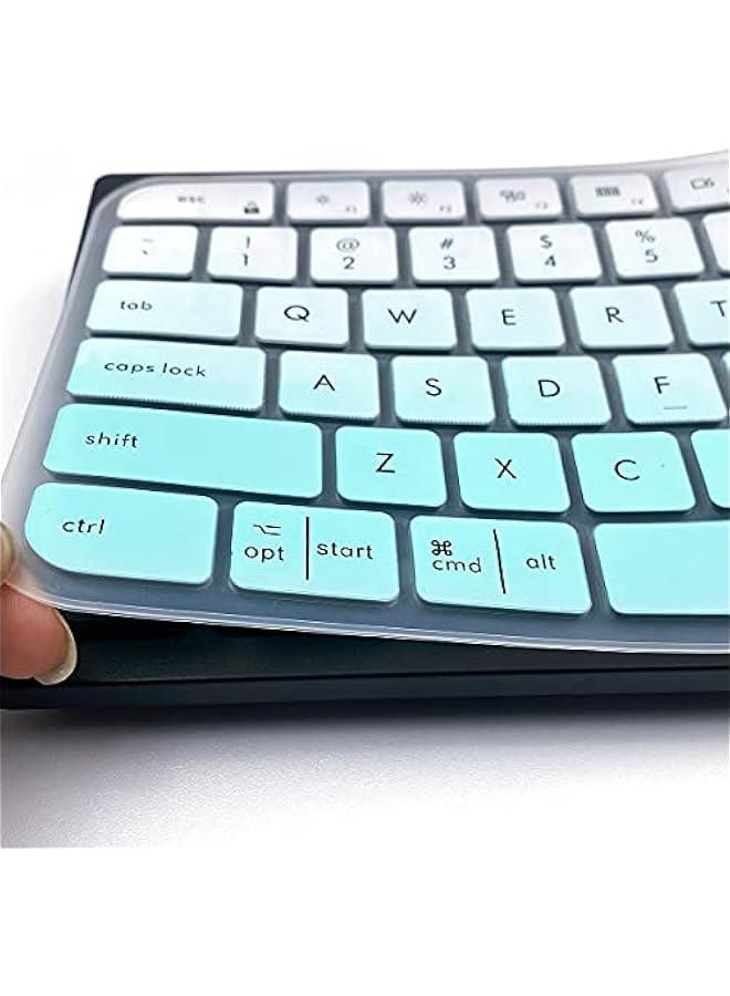 Silicone Protective Cover for Logitech MX Keys S Wireless Keyboard - MGreen - Image 3