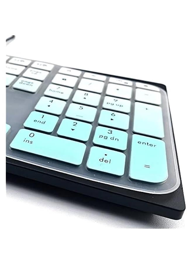 Silicone Protective Cover for Logitech MX Keys S Wireless Keyboard - MGreen - Image 4