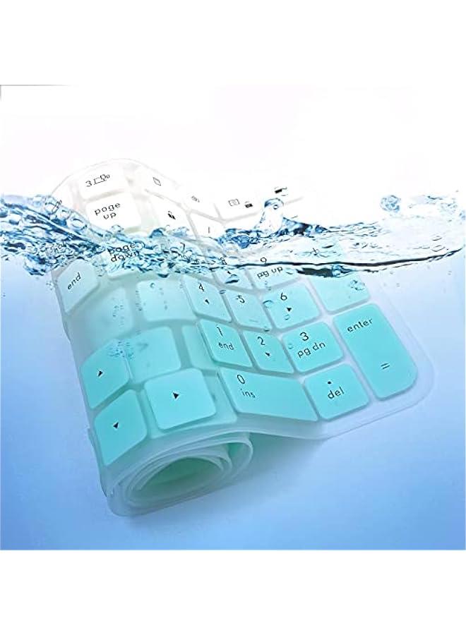 Silicone Protective Cover for Logitech MX Keys S Wireless Keyboard - MGreen - Image 5