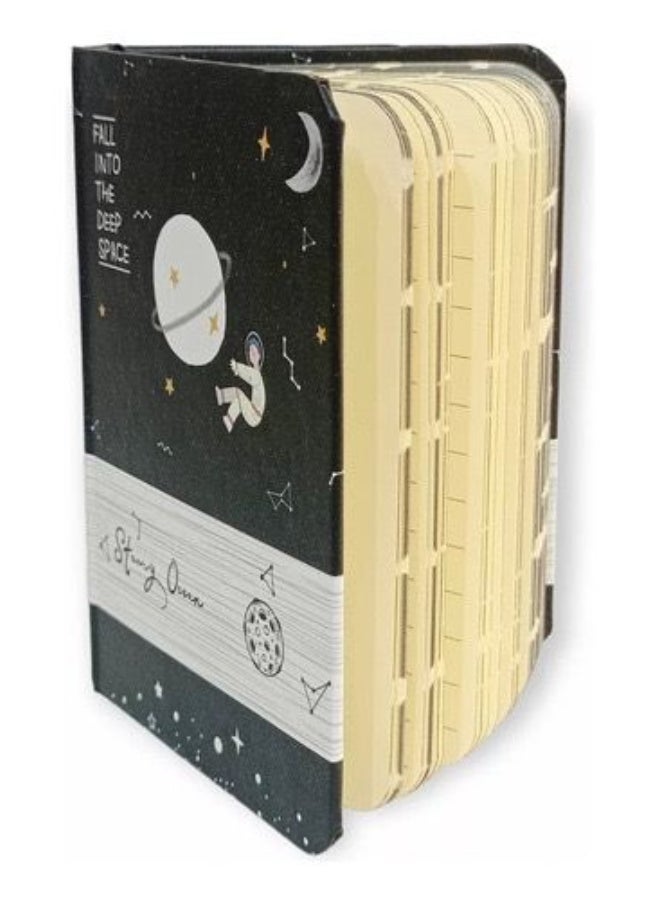 Generic - Space Hardcover Notebook with Elastic Band - Image 1