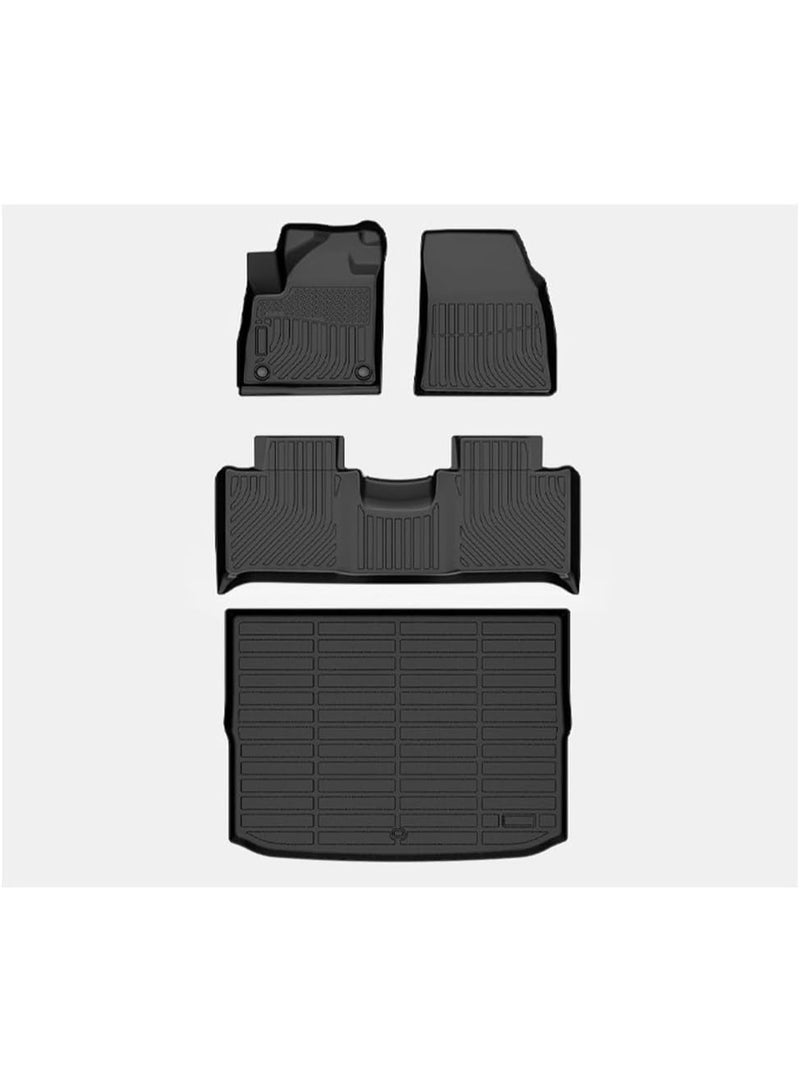 Floor Mats & Trunk Mat for 2025 2026 Nissan Kicks TPE All Weather Protection 2 Rows Car Floor Mats with Trunk Mat - Image 1