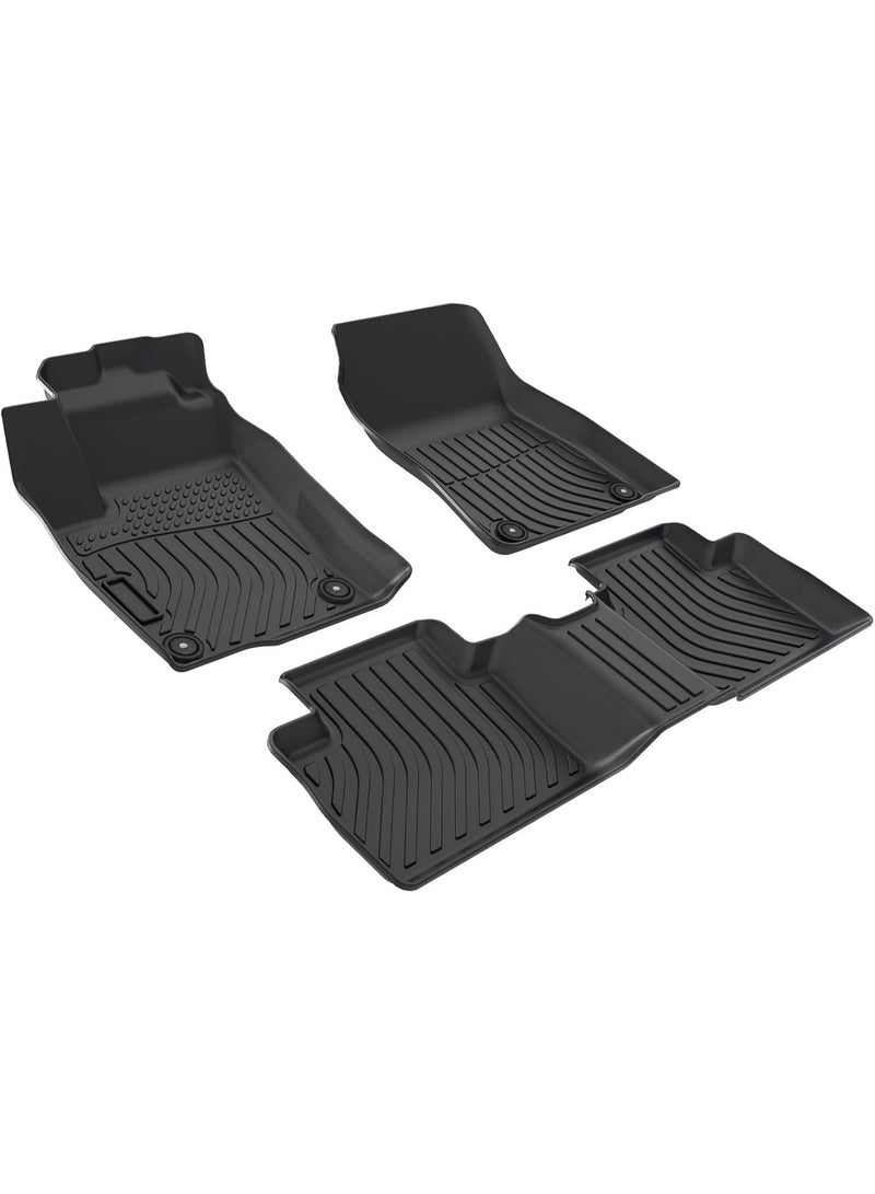 Floor Mats & Trunk Mat for 2025 2026 Nissan Kicks TPE All Weather Protection 2 Rows Car Floor Mats with Trunk Mat - Image 2