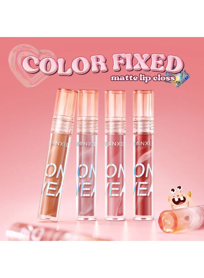 Banxeer Marble Texture Matte Finish Super Stay Lip Gloss For Girls - Image 3