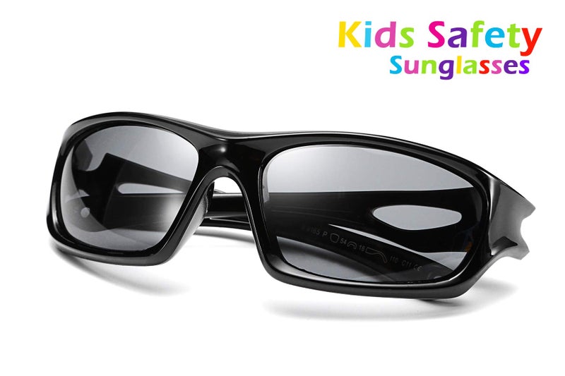 FEISEDY Kids Polarized Sport Sunglasses Rubber Frame Boys Girls 3 to 12 Age Children Gift B2453 - Image 3