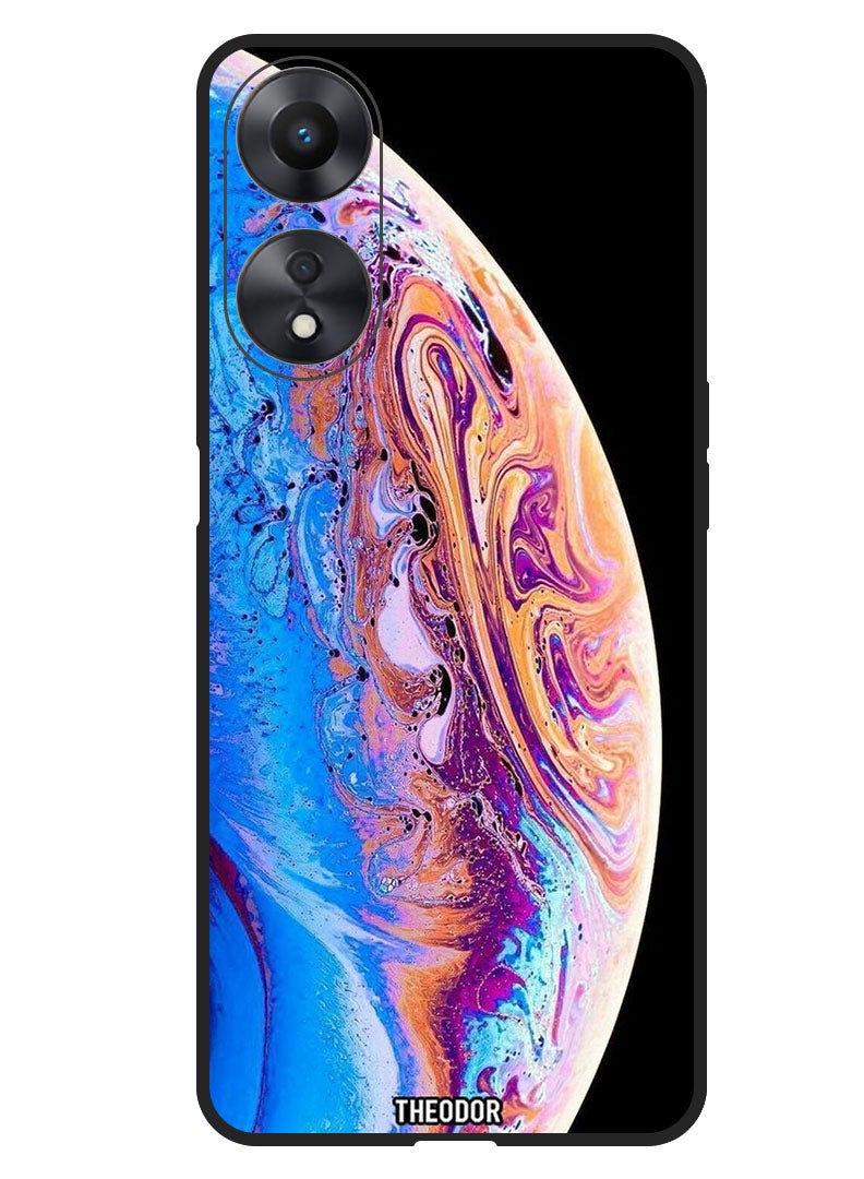 Theodor Protective Case Anti Scratch Shock Proof Bumper Cover For Oppo F23 5G Earth wallpaper - Image 1