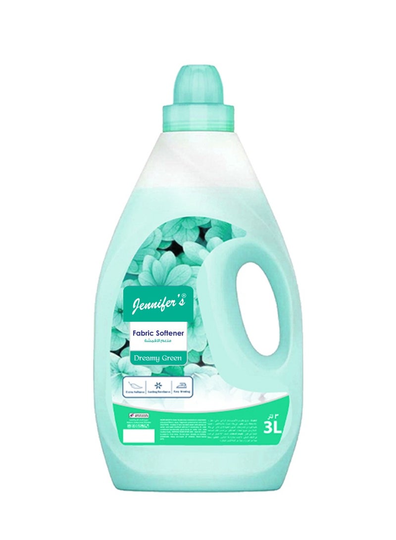 Jennifer's Fabric Softener Blue Dreamy Green 3L  - Image 1