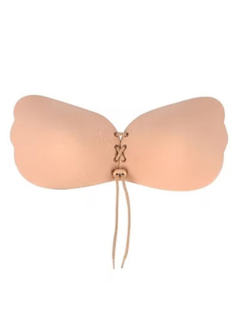 Strapless Silicone Bra Beige 