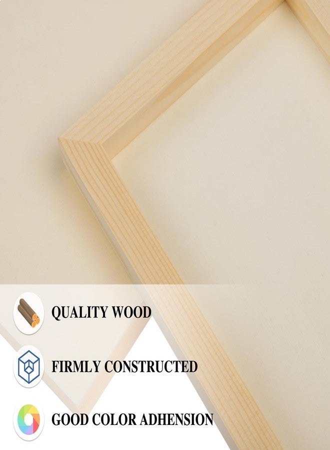 ARS 8 Pack Wood Panels 6 x 12 Inch Wooden Panels Canvas Unfinished Craft Wood Boards Panels for Art Crafts Acrylic and Oil Painting Pouring DIY Projects - Image 4