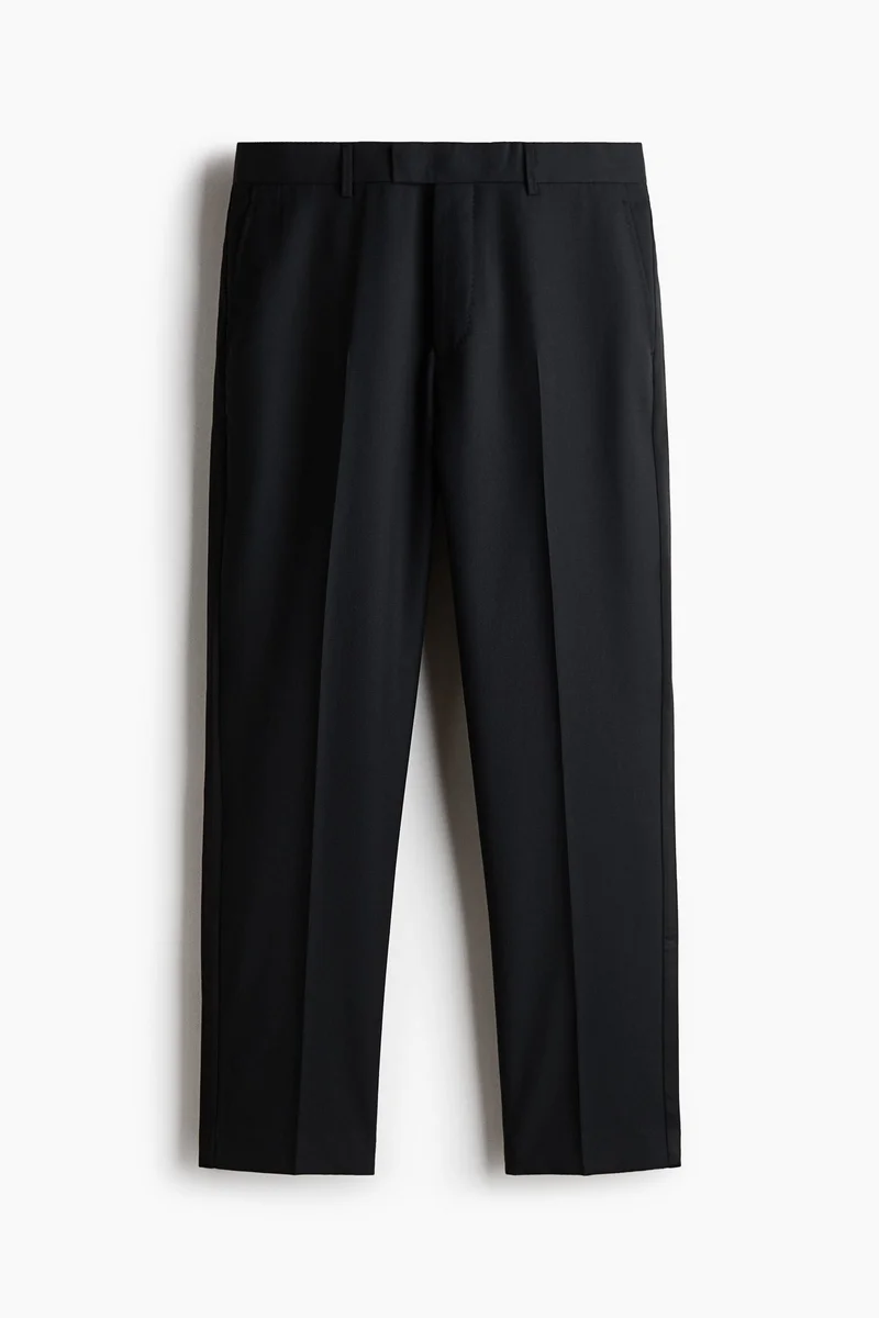 H&M Regular Fit Wool-blend tuxedo trousers