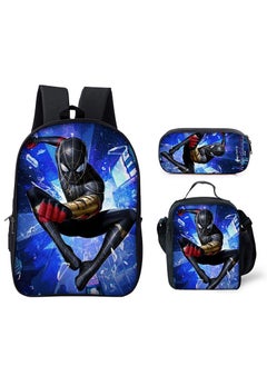 Generic Spider-Man Three-piece Set For Primary And Secondary School Students Shoulder Bag Pencil Case Backpack 