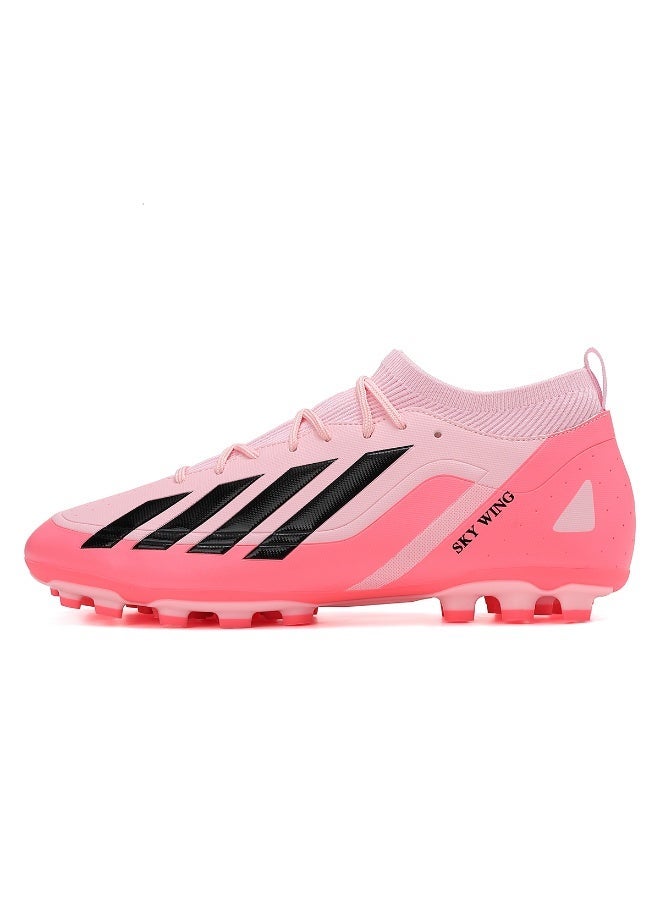 SKY WING Unisex Soccer Cleats Lightweight Lacing System FG Sole Multi-Color face Men And Women Football Shoes with Ankle Support for Beginners to Advanced Players - Image 2
