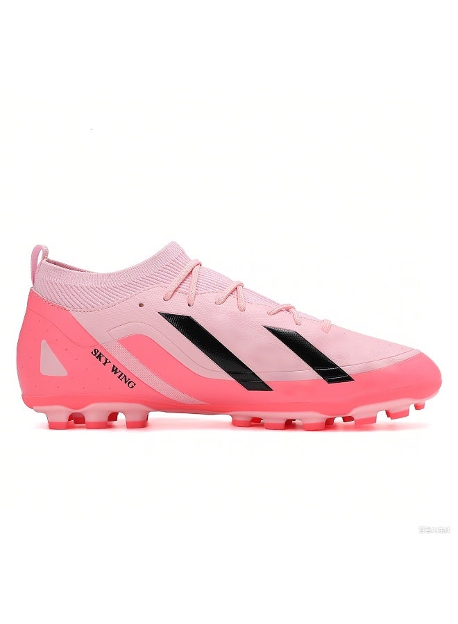 SKY WING Unisex Soccer Cleats Lightweight Lacing System FG Sole Multi-Color face Men And Women Football Shoes with Ankle Support for Beginners to Advanced Players - Image 3