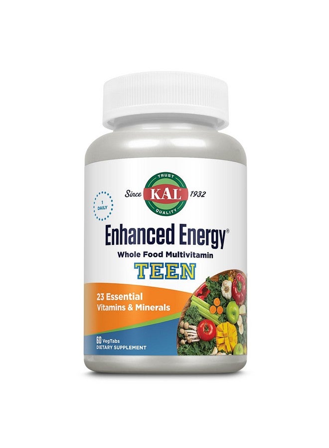 Kal Enhanced Energy for Teens Tablets, 60 Count - Image 1