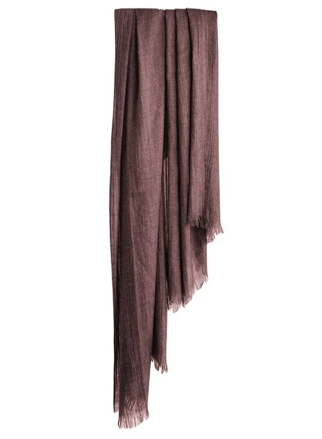 Harewom Lightweight Gauze Linen Feeling Shawl Wraps for Women Beach Summer Scarf for Evening Wedding Dresses, Shawl Wraps - Brown, One size - Image 1