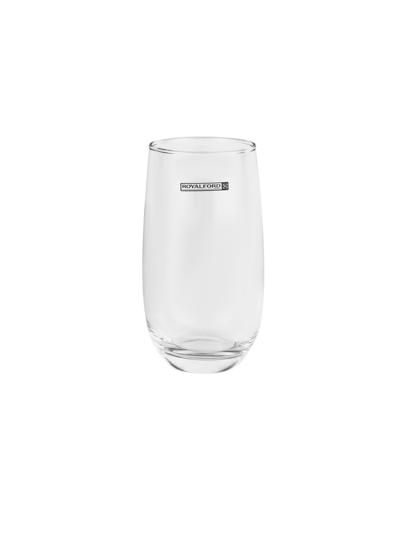 Royalford 500ML Crystal Clear Glass Tumbler Set-RF12589/ Dishwasher Safe, Lead-Free, Crystal Clear Construction/ Multi-Purpose, Perfect For Hot and Cold Beverages like Tea, Coffee, Water, Juices - Image 3