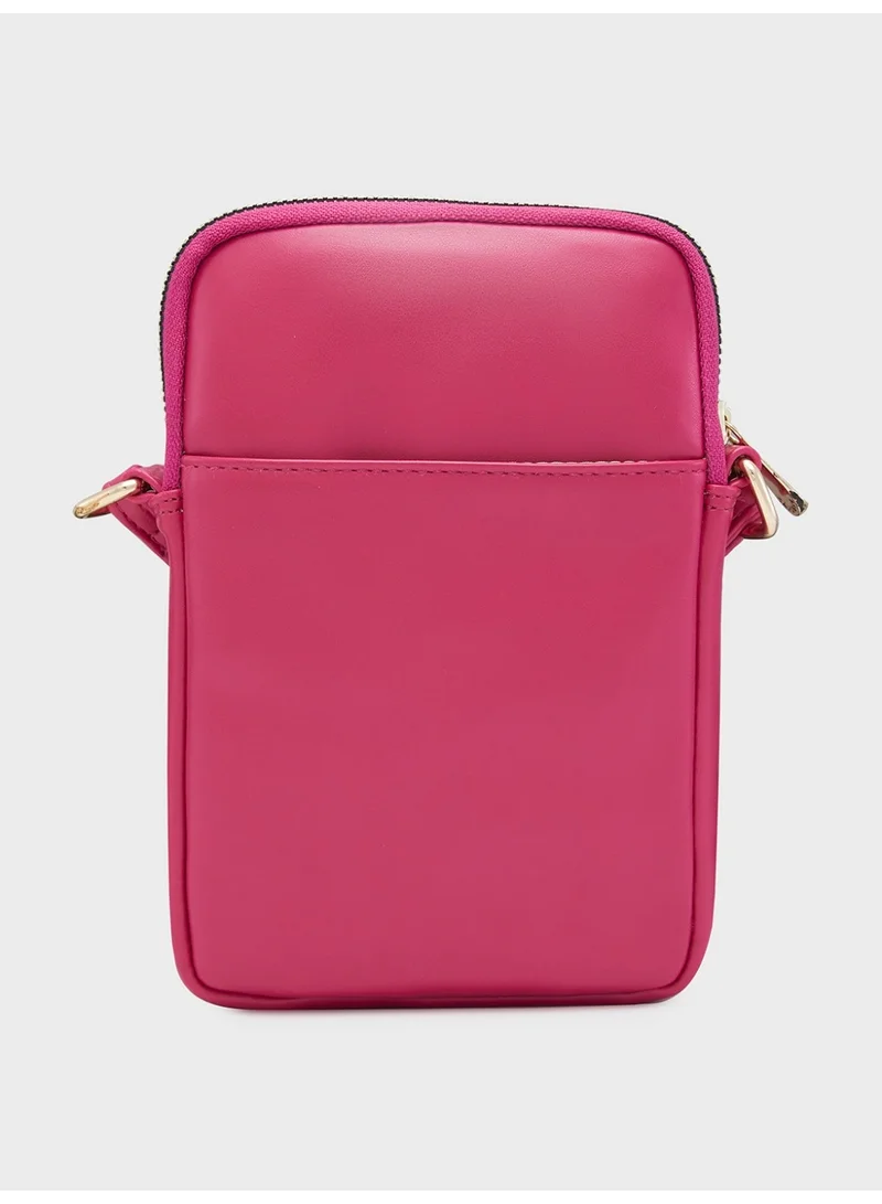 CAPRESE SHANAYA MOBILE POUCH SMALL BURGUNDY