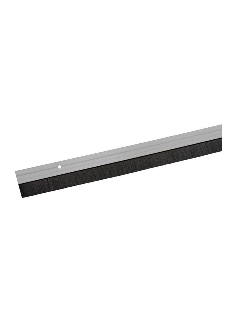 KNP KNP Door Bottom Brush And Bottom Seal with Screw for Exterior Interior Doors Door Seal Sound Proof Under Door Draft Blocker , Aluminium) (120 cm) 