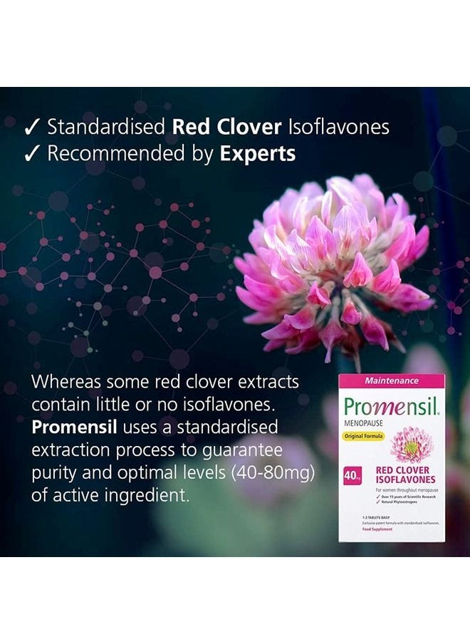 Promensil - Menopause Original Formula Tablets 40mg Red Clover Isoflavones 30'S - Image 1