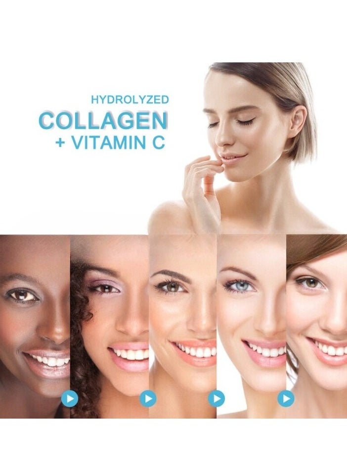 LINE ONE Collagen Vitamin C Capsules, Safe And Affective Skin Nails Hair Support Capsules, Pure Organic Ingredients Joints And Bones Support Healthy Dietary Capsules  - Image 3