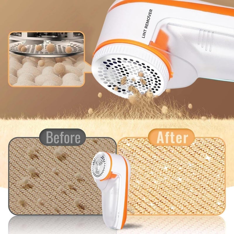 PARSPAR Fabric Shaver Lint Remover for All Fabric Electric Lint Remover with Rotary Sharp Blades Lint Remover for Woolen Sweaters Blankets Jackets Carpets Pill Remover 1Pcs Multicolor - Image 5