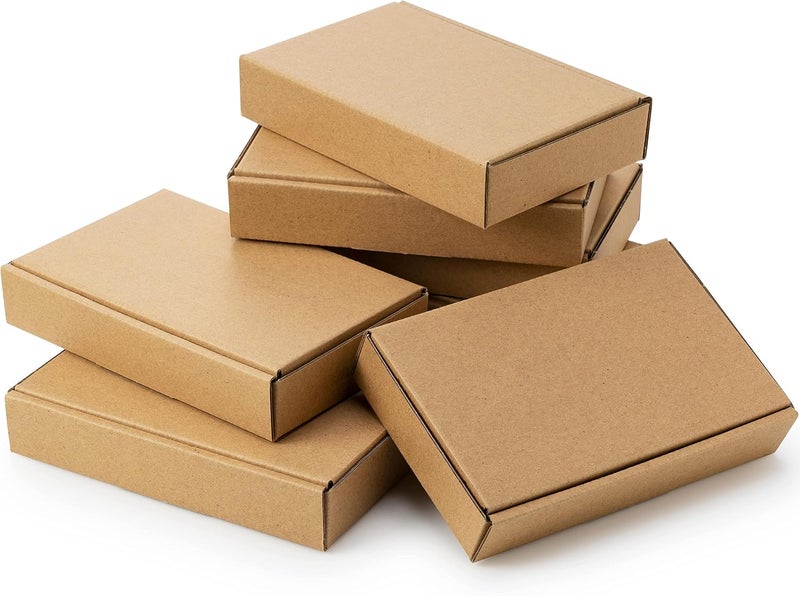 هاي فاي صندوق شحن - 10 قطع، صناديق كرتونية صغيرة 30x23x8 سم، مموجة، للبريد، النقل، التغليف التجاري الإلكتروني - Image 1