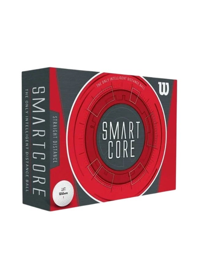 Wilson Smart Core 12-Ball – High-Performance Golf Balls for Consistent Play, Reliable Distance, Responsive Feel, Practice Sessions, Recreational Rounds and Everyday Golf Performance - Image 1