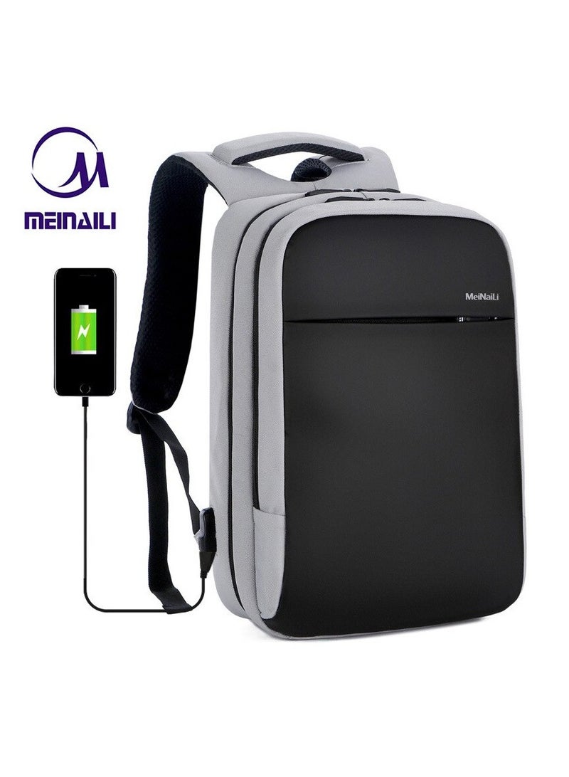 MEINAILI 1802 USB Charging Backpack inch Laptop Business