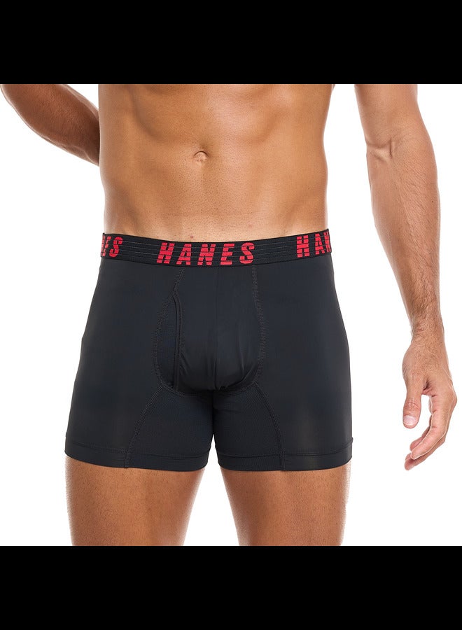 Hanes MNSTU3 Trunk Mens Hanes P3 MRL Moves Nylon Spandex  - Image 2