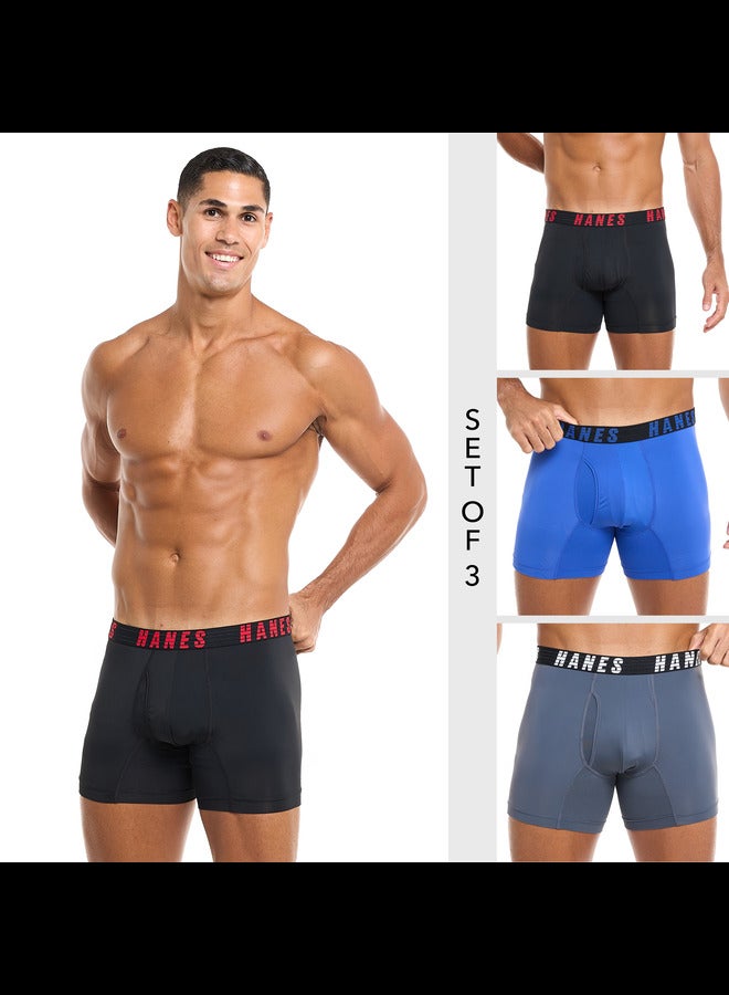 Hanes MNSTU3 Trunk Mens Hanes P3 MRL Moves Nylon Spandex  - Image 4