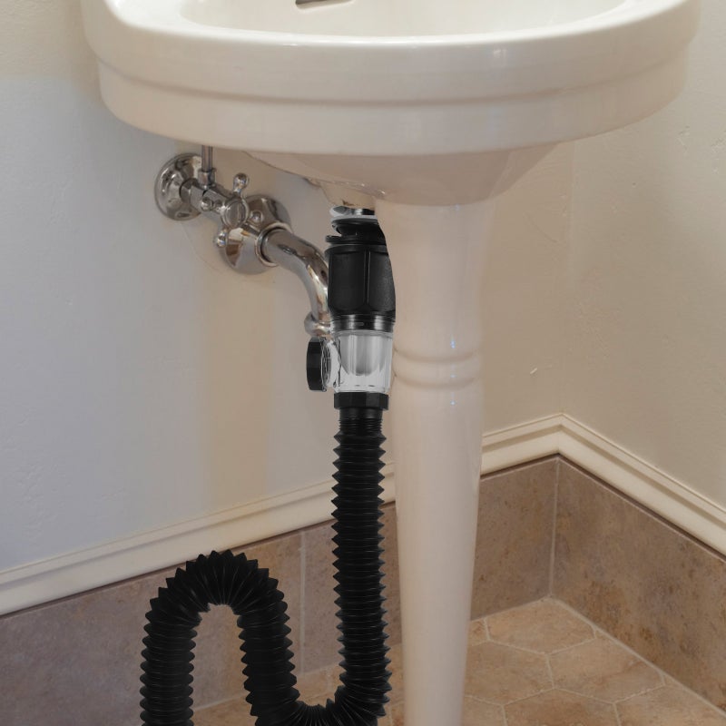 🚽 أنبوب صرف بمسدس مضاد للانسداد لمغاسل الحمام تصميم متين ومرن - Image 4