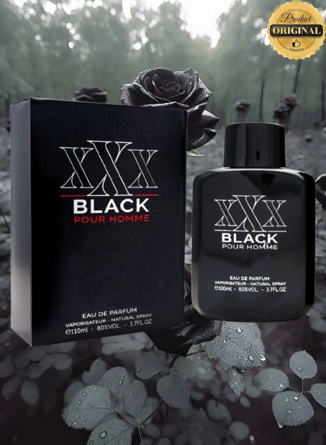 xxx 6 Pieces XXX Black Pour Homme Perfume 110ML - Image 2