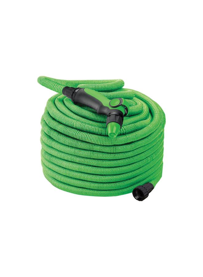 Serene Kink-proof Expandable Hose with Nozzle and Connector Green 1/2Inch x 100ft - Image 1