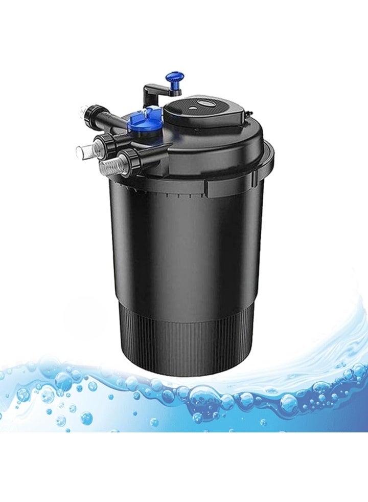 SunSun Series Bio Pressure Pond Filter (CPF-10000 | 11W UV Light) – Water Treatment Circulating Aquarium Equipment for a Clean Pond (Color: Black) - Image 1