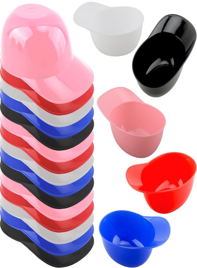 Drayear 20 Pack Baseball Helmet Ice Cream Snack Bowl 8 oz Mini Plastic Baseball Cap Chip Bowl for Family Gathering Birthday Ice Cream Party Supplies, 5 Colors - Image 1