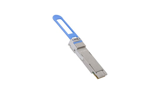 Amphenol SF-NLNAMB0001-0001 400-Gigabit Ethernet QSFP-DD (Double Density) Loopback Adapter Module, Insertion Loss (dB) = 0.0 dB, Power Rating (W) = 0.0 W, for QSFP-DD Port Testing, Silver