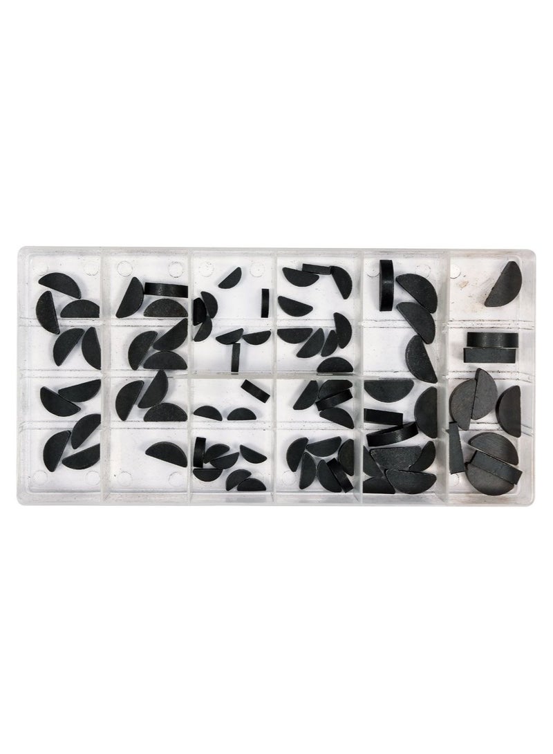 YATO 80 Pcs Feather Keys Assortment