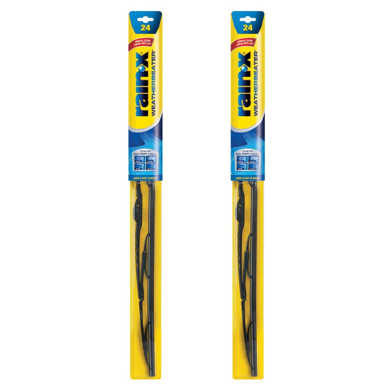 Rain-X 820245 WeatherBeater Wiper Blades, 24" Windshield Wipers (Pack of 2), Automotive Replacement Windshield Wiper Blades That Meet Or Exceed OEM Quality And Durability Standards - Image 5